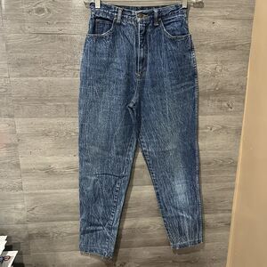 VTG Stefano International Vintage Stone Washed High Waisted Mom Jeans Sz 10